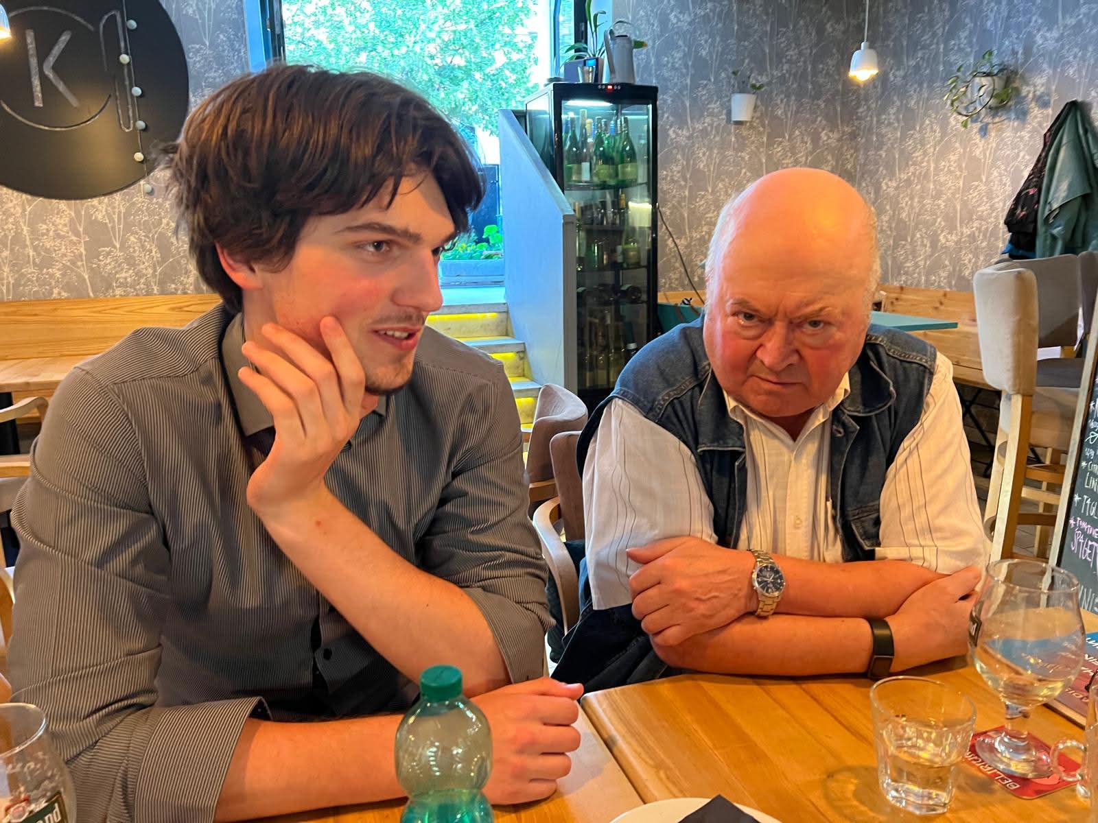 With Vladimír Remek